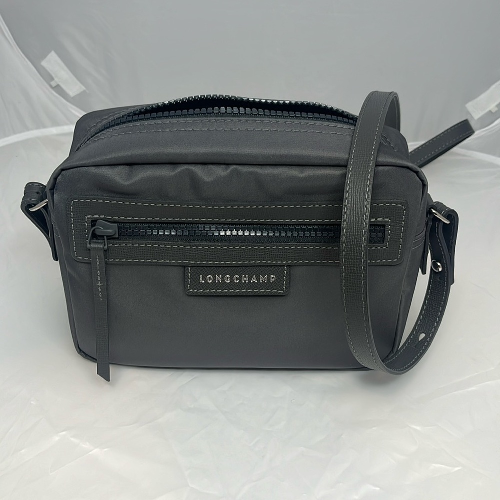 Longchamp Black Crossbody Camera Bag